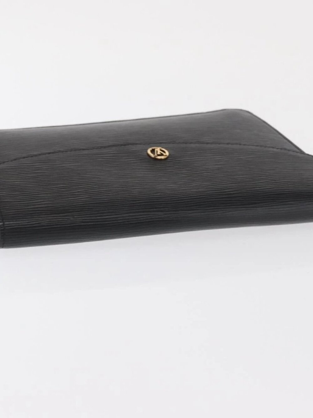 LOUIS VUITTON Epi Montaigne 27 Clutch Bag Black M52652 LV Auth 169888 - Picture 5 of 14
